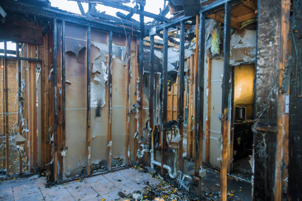Professional Fire Damage Restoration technician working in Irwin, PA